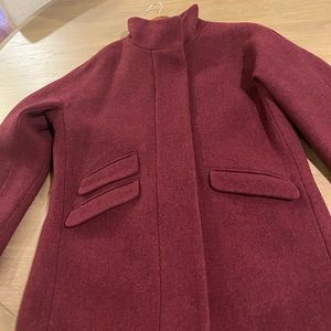 J Crew Italian Stadium Cocoon Coat